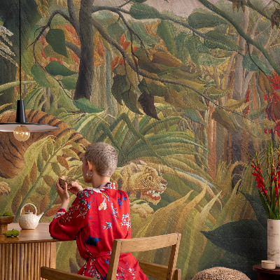 Fototapet barn Exotisk tiger