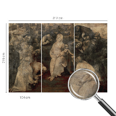 3D fototapet Andligt möte