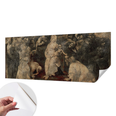 3D fototapet med motiv av ett andligt möte