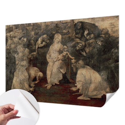 3D fototapet med motiv av ett andligt möte