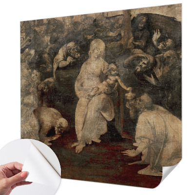 3D fototapet med motiv av ett andligt möte