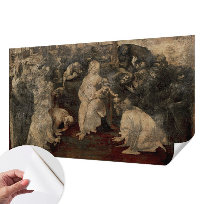 3D fototapet med motiv av ett andligt möte