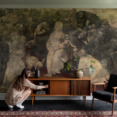 3D fototapet Andligt möte