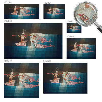 Fototapet för barn Fiskare jägare