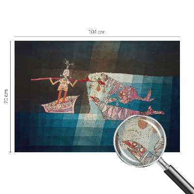 Fototapet för barn Fiskare jägare