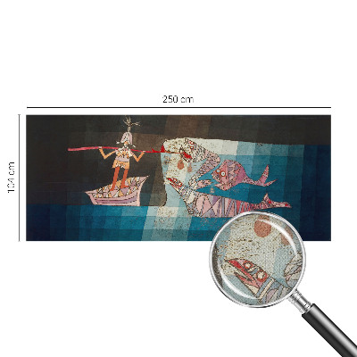 Fototapet för barn Fiskare jägare