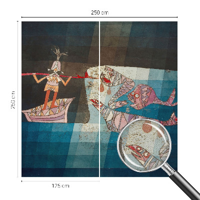 Fototapet för barn Fiskare jägare