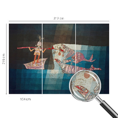 Fototapet för barn Fiskare jägare