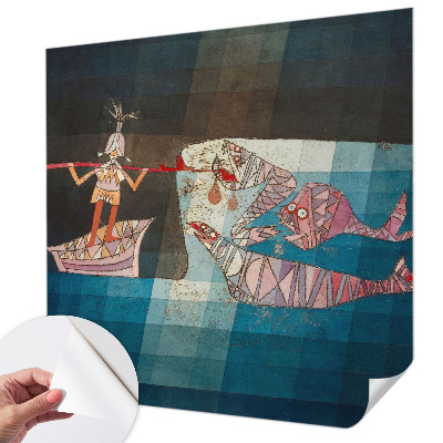 Fototapet för barn Fiskare jägare