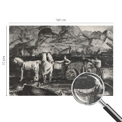 Självhäftande fototapet Byscen