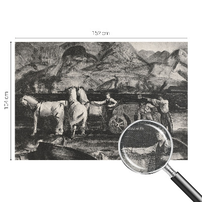 Självhäftande fototapet Byscen