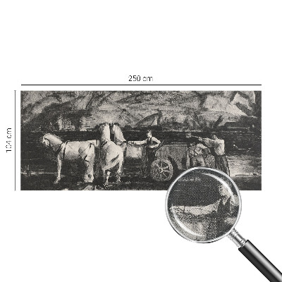 Självhäftande fototapet Byscen