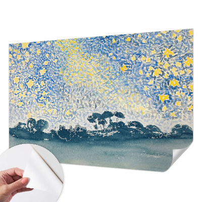 Självhäftande fotovägg Stjärnabstraktion