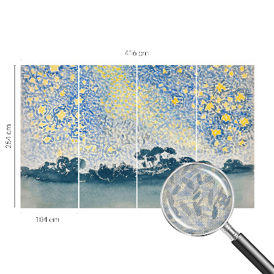 Självhäftande fotovägg Stjärnabstraktion