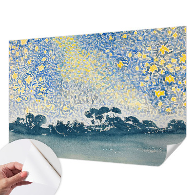 Självhäftande fotovägg Stjärnabstraktion