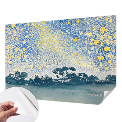 Självhäftande fotovägg Stjärnabstraktion