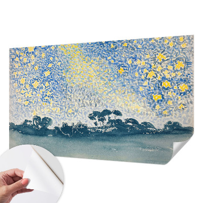 Självhäftande fotovägg Stjärnabstraktion