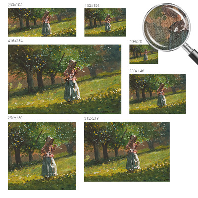 3D fototapet Hösteftermiddag