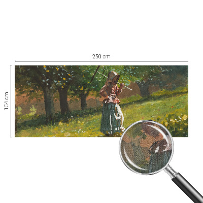 3D fototapet med motiv av en hösteftermiddag