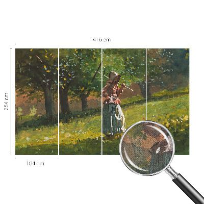 3D fototapet Hösteftermiddag