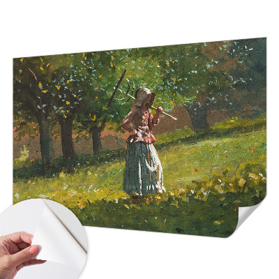 3D fototapet med motiv av en hösteftermiddag