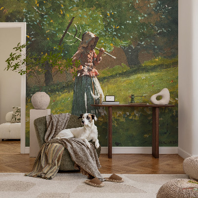 3D fototapet Hösteftermiddag