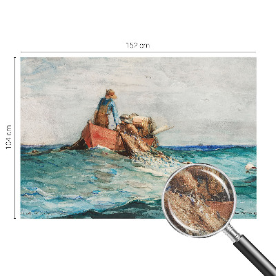 Fototapet barn Sjöexpedition