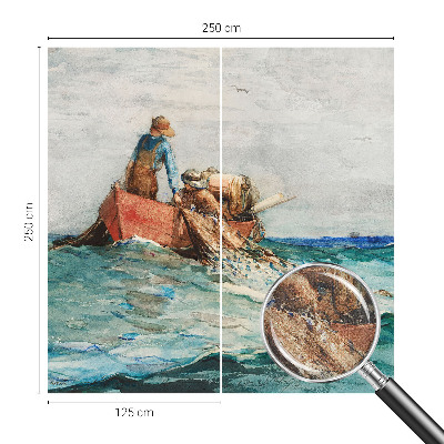 Fototapet barn Sjöexpedition