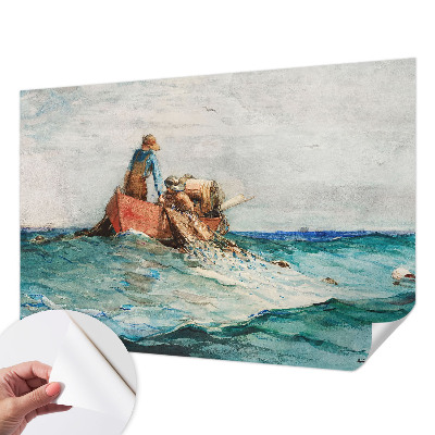 Fototapet barn Sjöexpedition