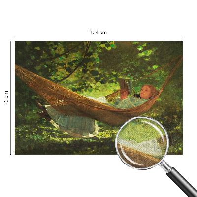 Fototapet för barn Avkoppling i en hängmatta