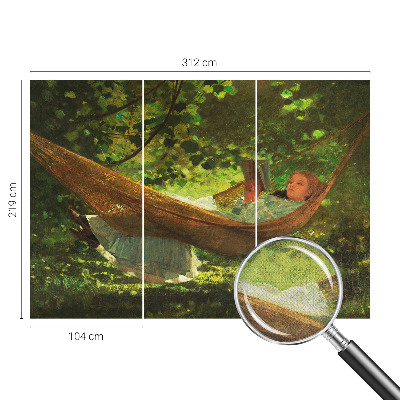 Fototapet för barn Avkoppling i en hängmatta