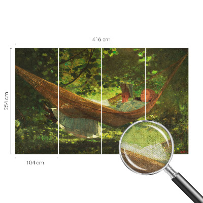 Fototapet för barn Avkoppling i en hängmatta