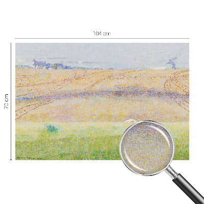 Peel and stick fototapet med motiv av ett sommarfält