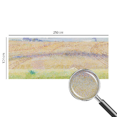 Peel and stick fototapet med motiv av ett sommarfält