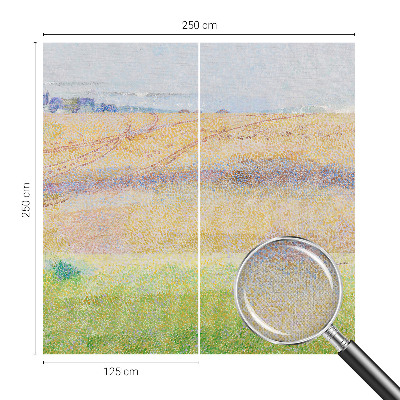 Peel and stick fototapet med motiv av ett sommarfält