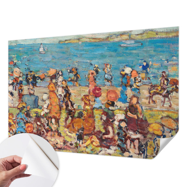 Fototapet barnrum med motiv av en strandscen