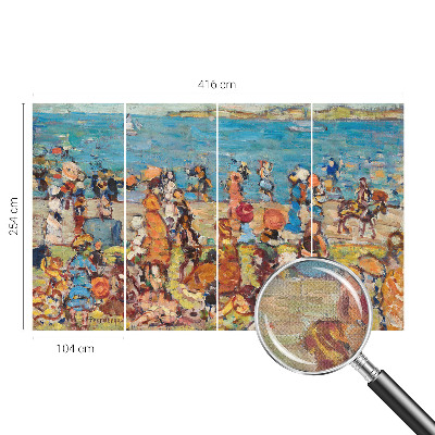 Fototapet barnrum Strandscen