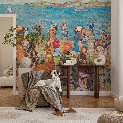 Fototapet barnrum Strandscen