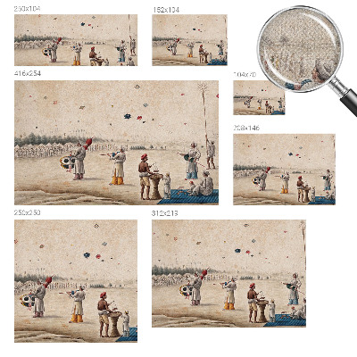 Självhäftande fototapet Svävande drakar