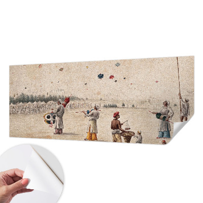 Självhäftande fototapet Svävande drakar