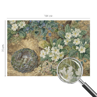 Självhäftande fotovägg Vårkomposition