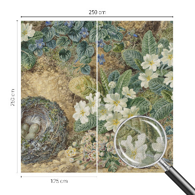 Självhäftande fotovägg Vårkomposition