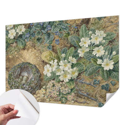 Självhäftande fotovägg Vårkomposition