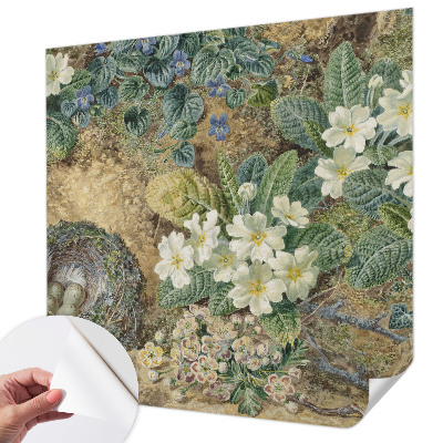 Självhäftande fotovägg Vårkomposition