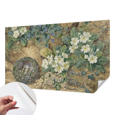 Självhäftande fotovägg Vårkomposition