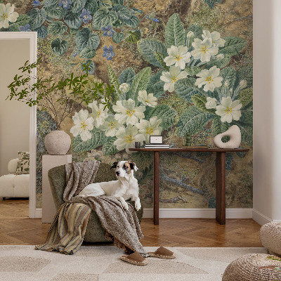 Självhäftande fotovägg Vårkomposition