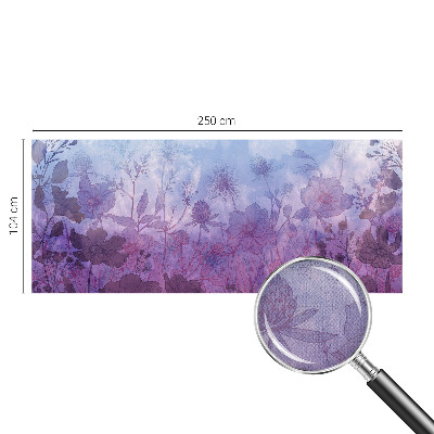Peel and stick fototapet med motiv av pastellfärgade blommor