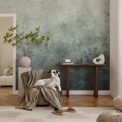 Fototapet barn med växtinspirerat mönster som ger ett elegant uttryck