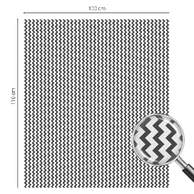 Fönsterfilm med mosaikmönster Sicksackmönster