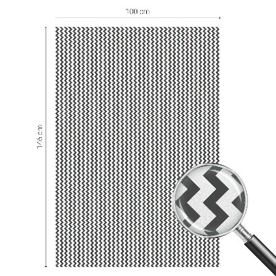 Fönsterfilm med mosaikmönster Sicksackmönster